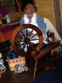 spinning and weaving