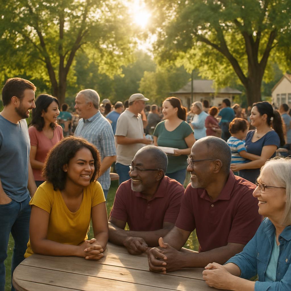 community gathering – Heritage Village